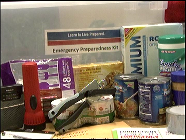 Picture of an Emergency Supply Kit