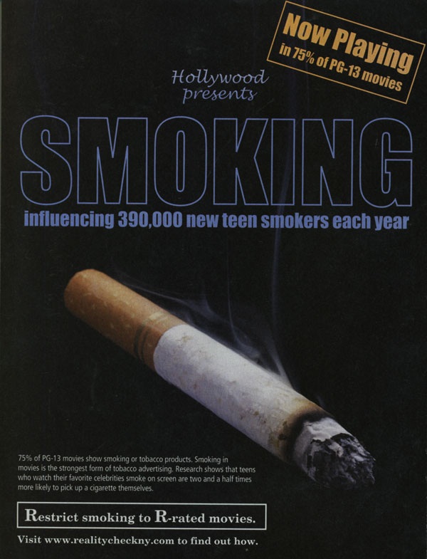 anti- smoking movie poster