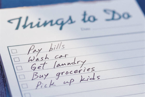 list of things to do