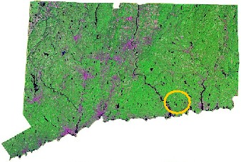 Location of Lyme, CT 