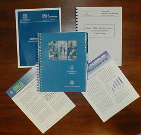 Photos of OHCA publications
