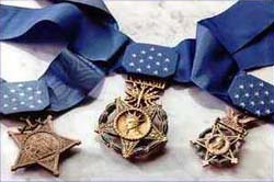 Medals of Honor designed for the Army, Air Force, and Navy
