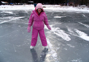 Image of Girl Ice Skating