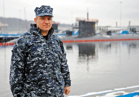 Capt. Mark Denno Commander of the Naval Sub Base