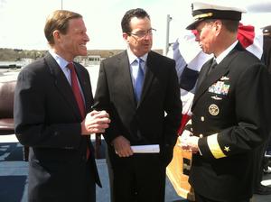 Governor, Navy Celebrate Partnership at Pier Dedication