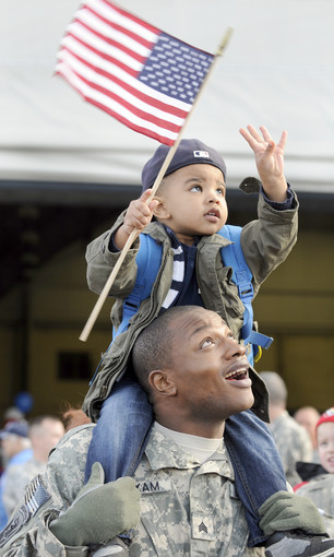 Waving the American Flag