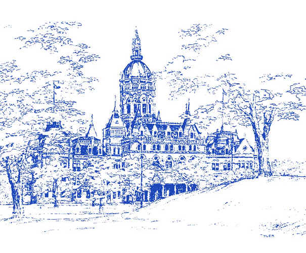 Drawing of capitol building