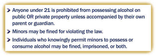 Image of Important laws on Underage Drinking