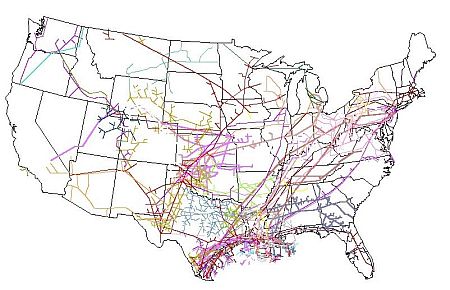 map of US transmission lines