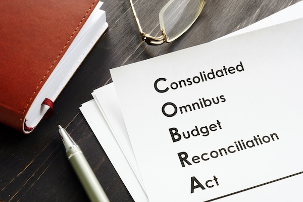 form that says Consolidated Omnibus Budget Reconcilation Act