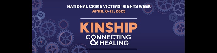 Image of banner for National Crime Victims' Rights Week