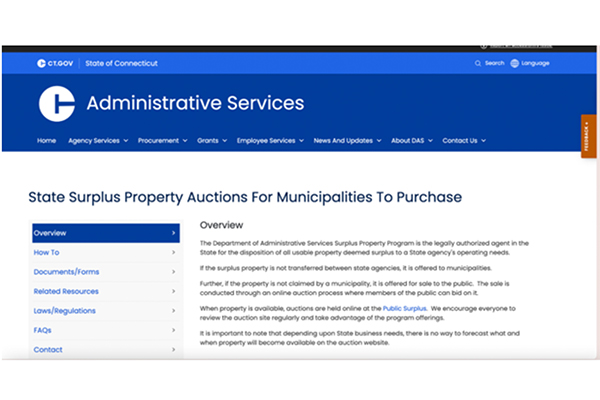 agency’s old website