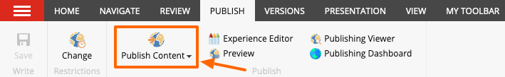 Publish Content icon