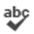 Spellcheck icon