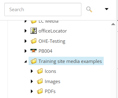 Sitecore Content Tree.