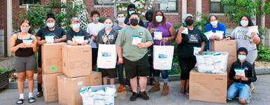 United Way CFC collecting boxes for a project